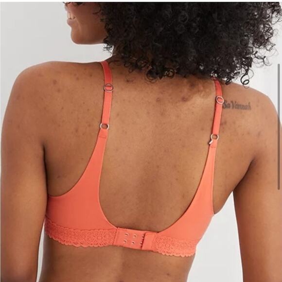 NWT AERIE REAL SUNNIE FULL COVERAGE LIGHTLY LINED
BLOSSOM LACE BRA - Picture 4 of 7